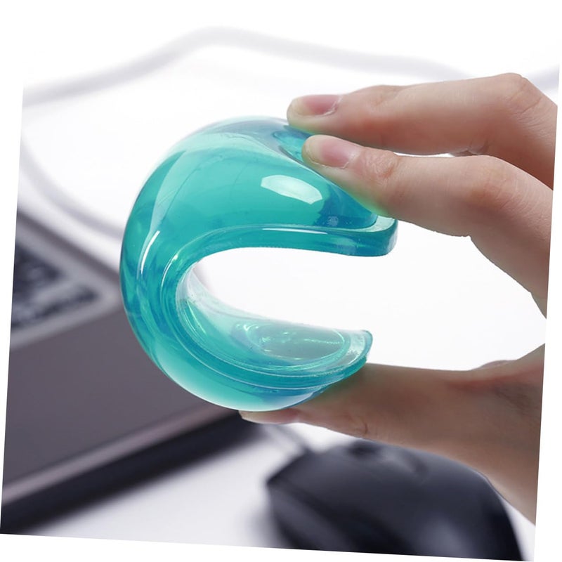 Green Heart Shaped Ergonomic Gel Mouse Pad with Wrist Cushion Support - Image 5