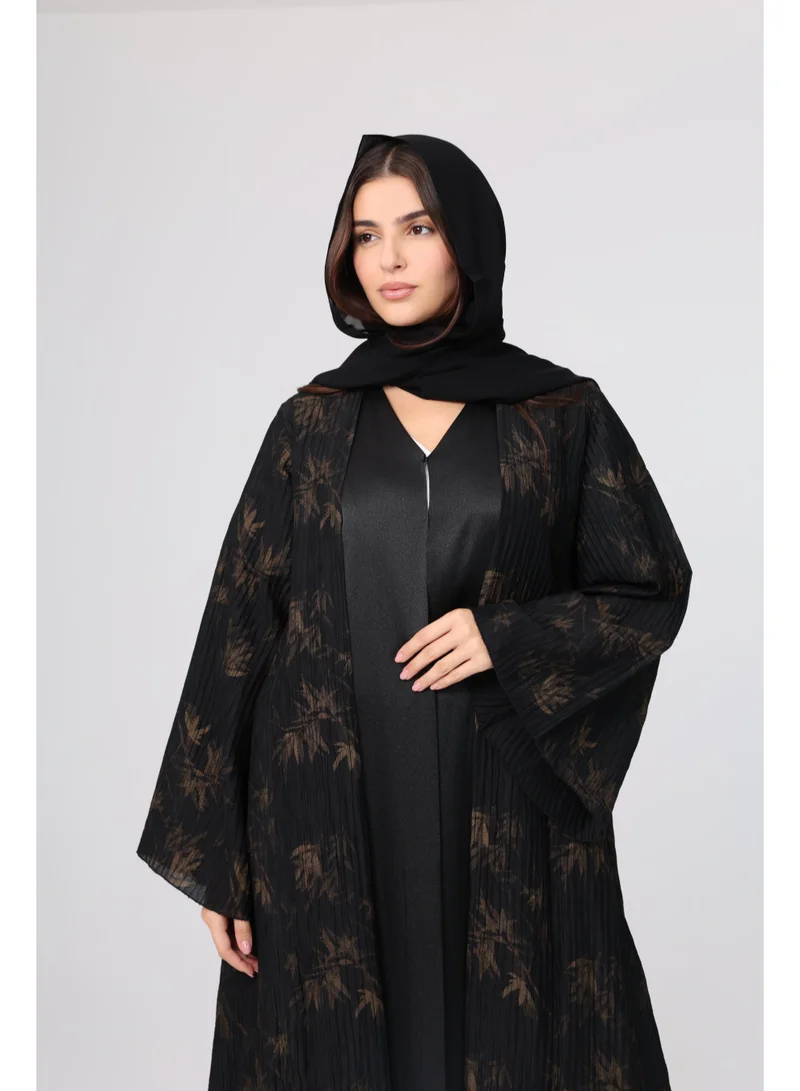 IKKXA  Pattern Design Wide Sleeves Abaya ABY1114 for Women | Best Price UAE