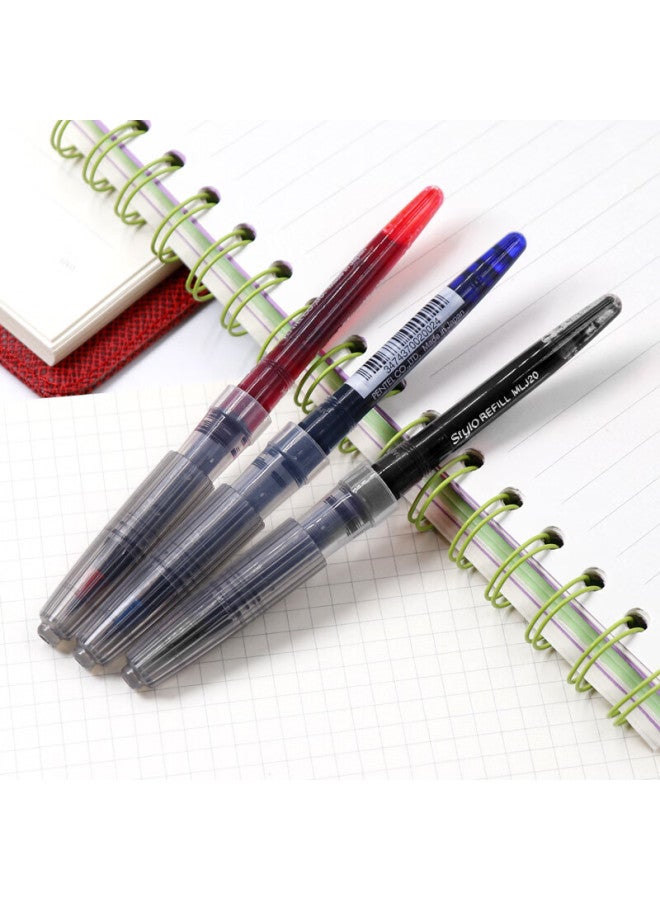 Pentel Refill For Sign Pen 0.7-2.0Mm, Hand Drawing Comic Sketch Pen Refill (Compatible With Trj50) Mlj20 Red - Image 4