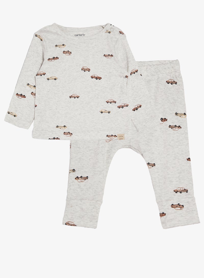 كارترز طقم تي شيرت وبنطلون للأطفال الرضع - Image 1