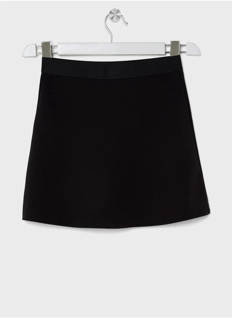 كالفن كلاين جينز Youth Logo Flare Skirt