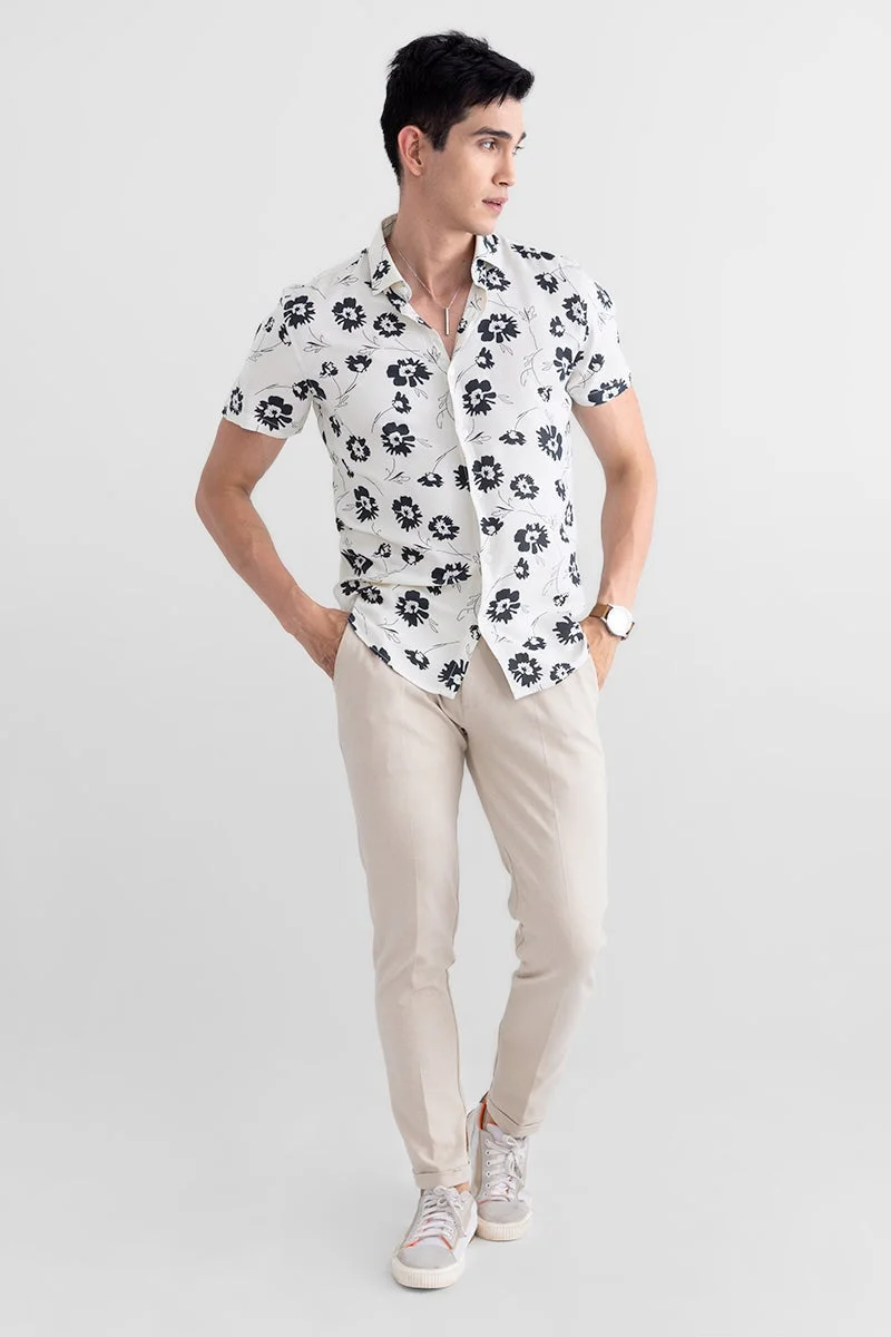 سنيتش قميص أستر أبيض