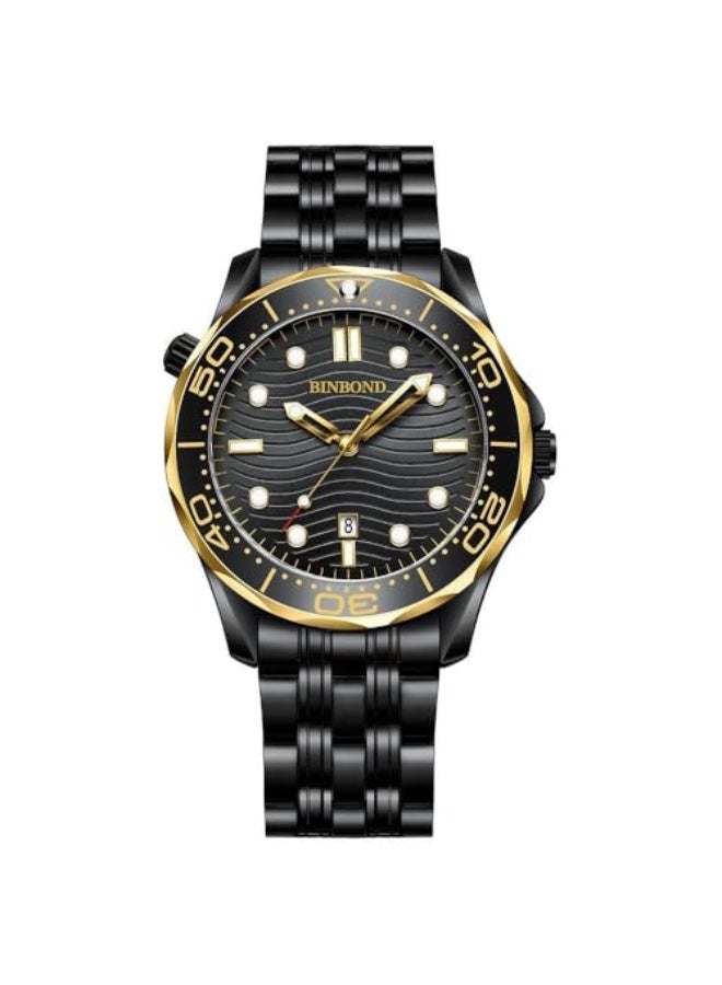 BINBOND FasionSA- Binbonds Casual Fashion Ultra-thin Sea Horse Series Quartz Men's Watch Date waterprosof Luminous Sports Business Men's Wrist watch - Image 1