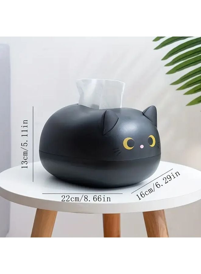 White Cat Tissue Box Holder Decorative Home Decor For Kitchen Living Room Bathroom - Image 4