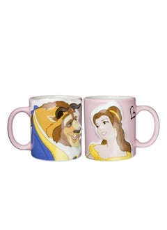 Lovely Disney Ceramic Princess Beauty And the Beast Disney Character Pair Coffee Mugs Good Gift