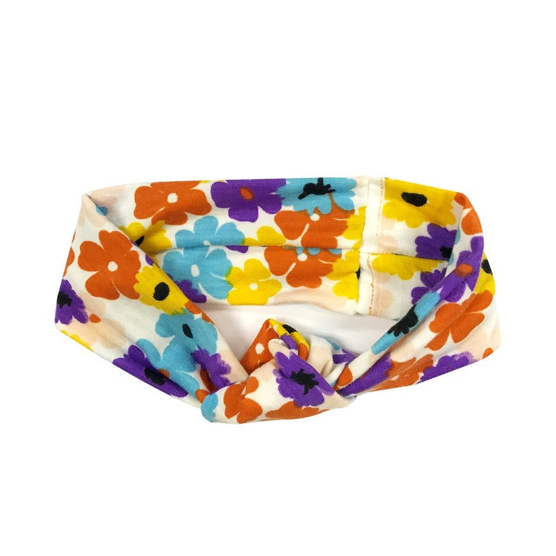 WrapablesÂ® Mommy and Me Boho Headband Headwrap, Floral Fun - Image 2