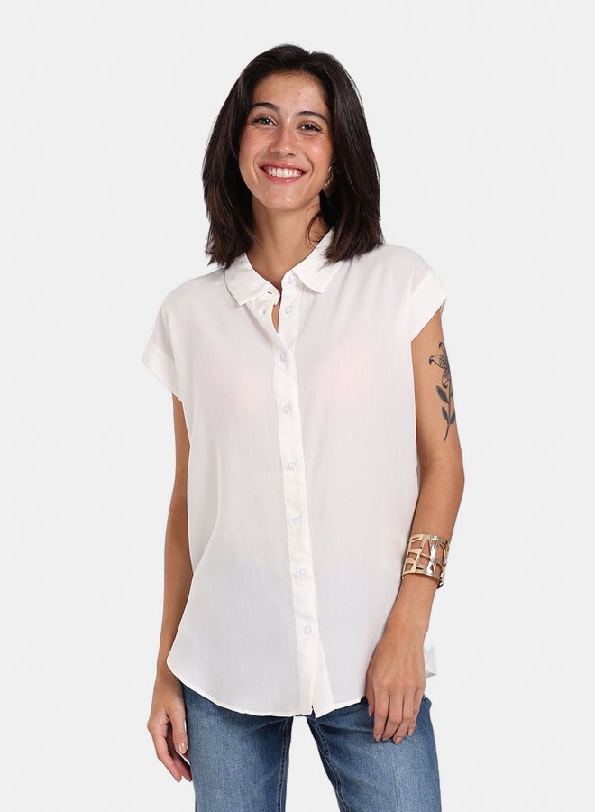 Clue Casual Tencel Shirt  - Image 1