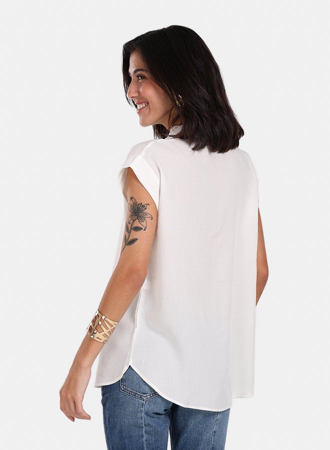 Clue Casual Tencel Shirt - Image 4