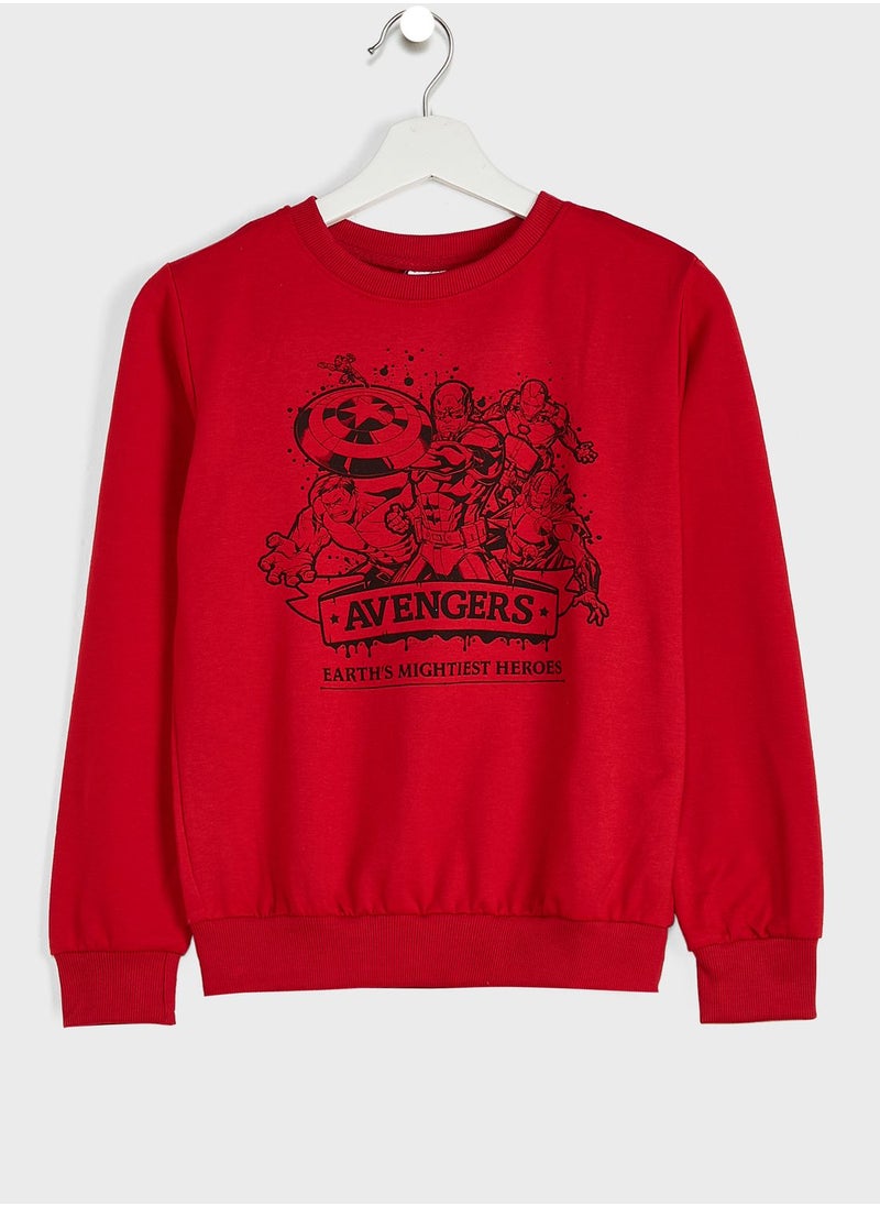 MARVEL - Youth Avengers Sweatshirt - Image 1