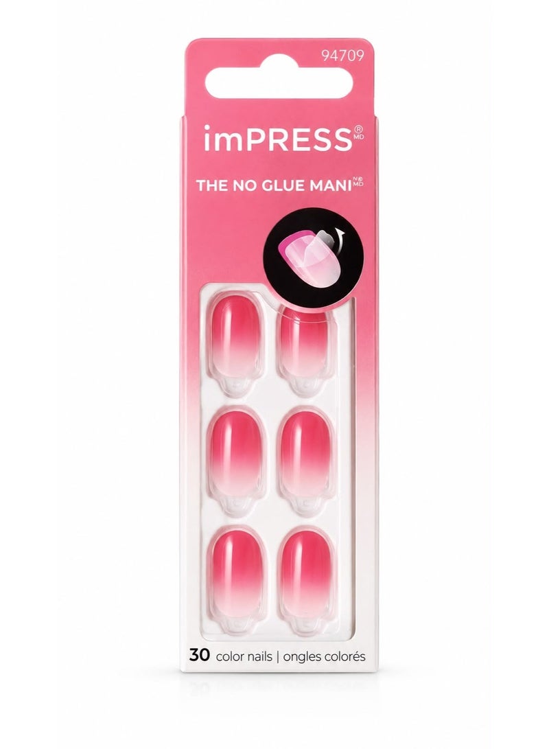 إمبريس IMC50C أظافر imPRESS The No Glue Mani اللاصقة – بتدرج وردي (30 ظفرًا) - Image 1
