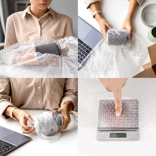 SECUREMENT Bubble Wrap Roll, Heavy Duty 40 GSM, Clear, 1 ft x 10 ft, Packaging Cushioning for Fragile Items - 1 Roll - Image 4