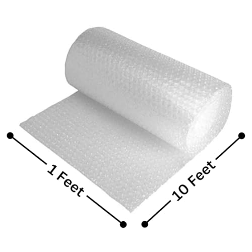 SECUREMENT Bubble Wrap Roll, Heavy Duty 40 GSM, Clear, 1 ft x 10 ft, Packaging Cushioning for Fragile Items - 1 Roll - Image 2