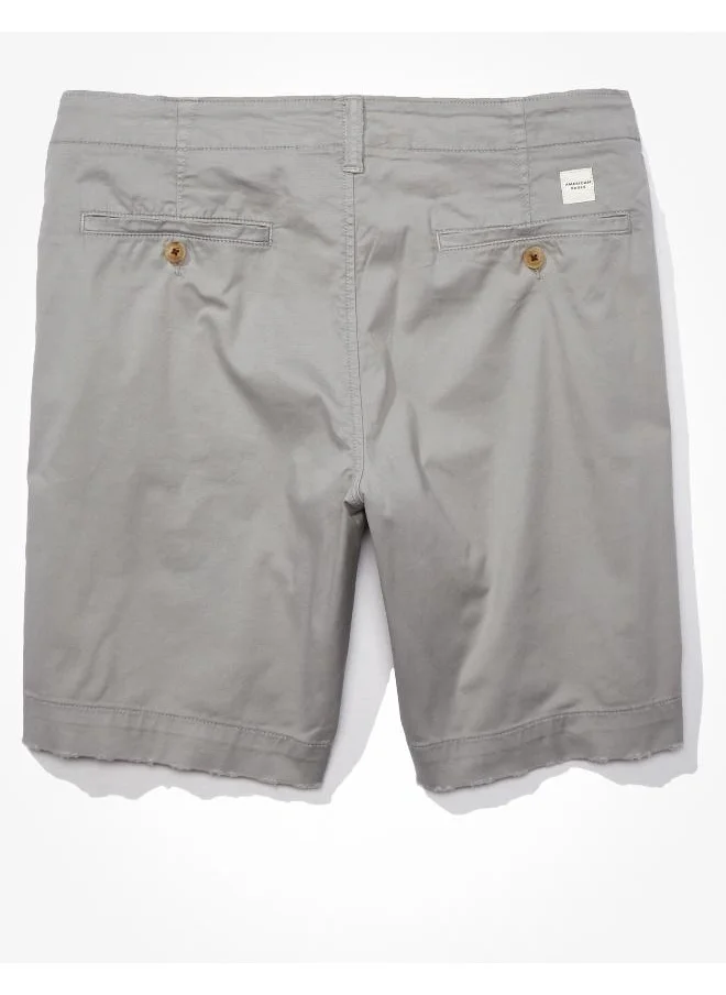 American Eagle AE Flex 9" Lived-In Khaki Short