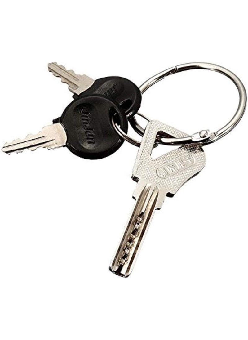 KTOJOY 15Inch 38 Pack Loose Leaf Binder Rings Nickel Plated Steel Binder Rings Keychain Key Rings Metal Book Rings Silver for School Home or Office  - Image 5