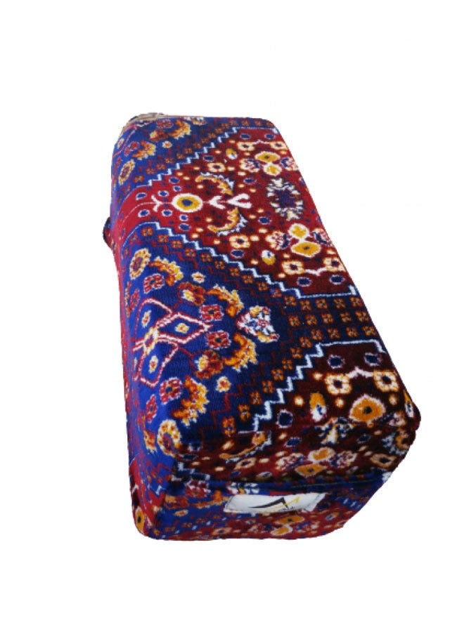 كادي ون مجموعة جلوس أرضية تراثية مكونة من 9 قطع مناسبة للسفر والرحلات البرية والحديقة , طقم فرشة تخييم ارضية مع اربع مراكى و 4 كراسي بمقاس 120 سم وبساط من القماش عالي الجودة بمقاس 2*2 متر يكفي ل 8 أشخاص - Image 3