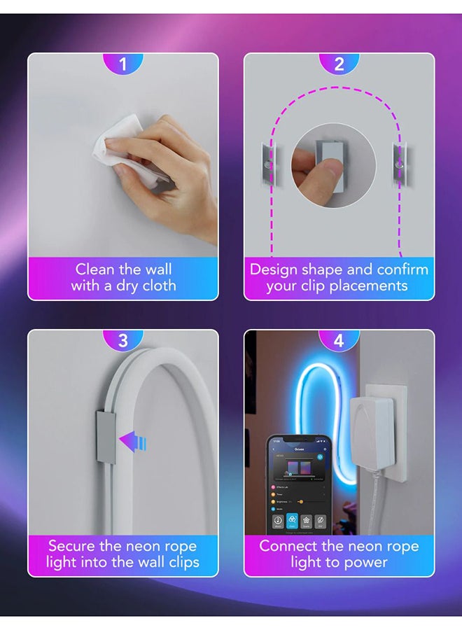 جوفي شريط إضاءة LED نيون من Govee - Image 2