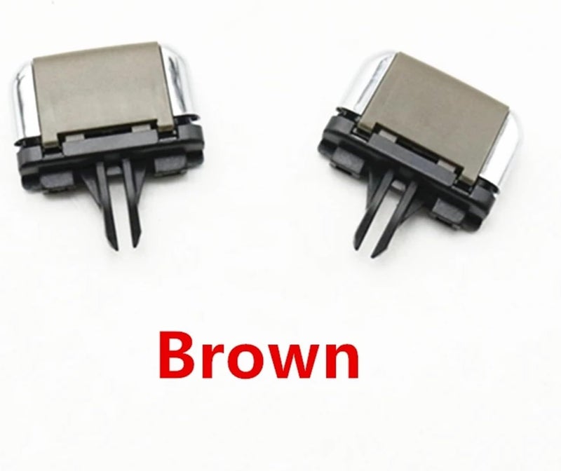 MKVAXR Car Front Air Conditioner Outlet A/C Conditioning Vents Tab Clip for Toyota Land Cruiser Prado LC120 2003-2009 - Image 3