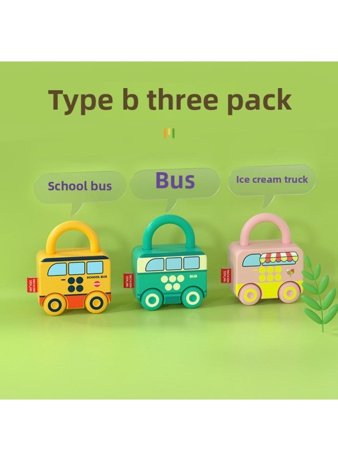 Spot Unlock Toys Children Can Slide Car Car Unlock Unlock Early Education Gift Toys-Color:B Item 3 Only - Image 1