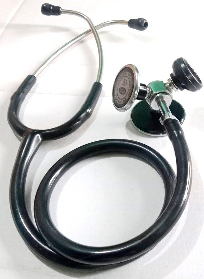 PSW سماعة طبية ثلاثية الرؤوس من PAL Professional Trigon - أسود | سماعة طبية للأطباء وطلاب الطب | حساسية صوتية عالية، تصميم متين، سماعات أذن مريحة - Image 2