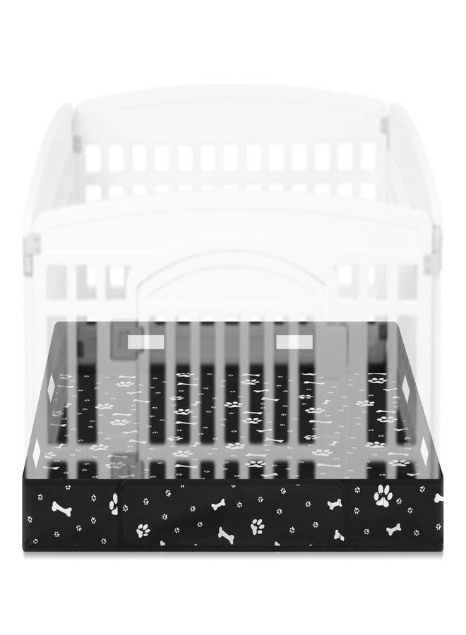 وسادة أرضية لحاضنة لعب الكلاب من مارسوي، مناسبة لحجم 36 بوصة، تتكون من 4 ألواح، تُستخدم كبساط لتمارين الحيوانات الأليفة، قابلة لإعادة الاستخدام والغسل، تُستخدم كبساط تدريب للتبول، بتصميم حلقي. الحاضنة غير متضمنة. - Image 1