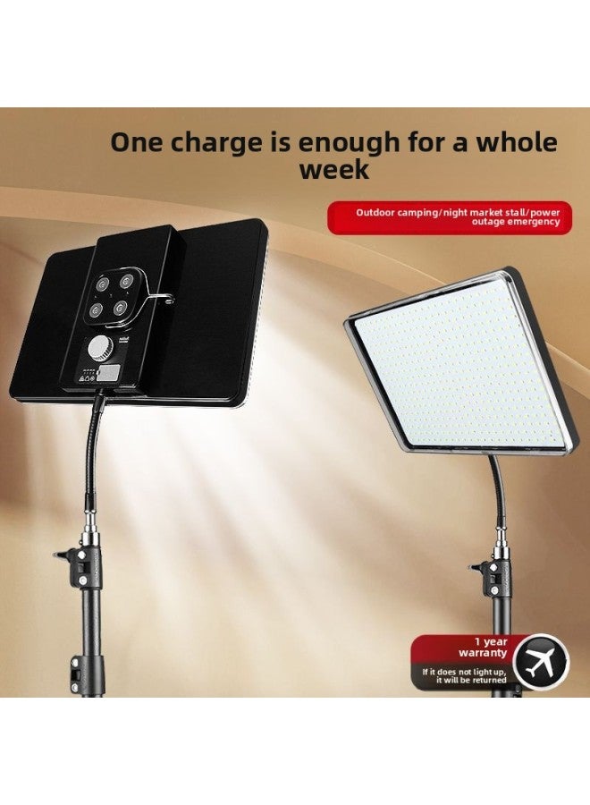 Loquat Led Stall Light Super Bright Rechargeable Outdoor Lighting Multifunctional Night Market Artifact Power Outage Emergency Light Camping Light-Light Source Power:Rechargeable 24000max-Light Color:Lucky Lighting Artifact - Image 5