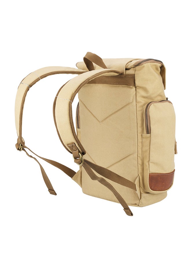 دي بي تي شنطة رحلات جبلية, كاكي*جلد بني - Image 3