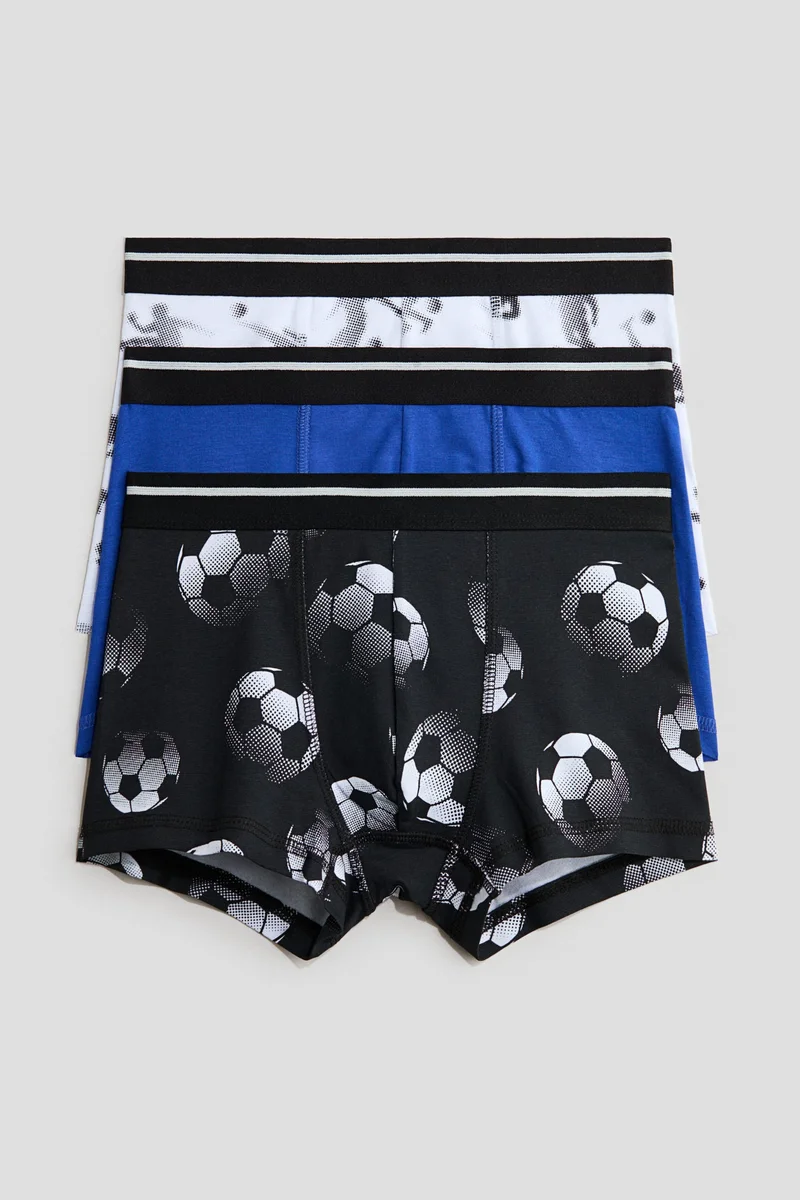 H&M 3-pack cotton trunks