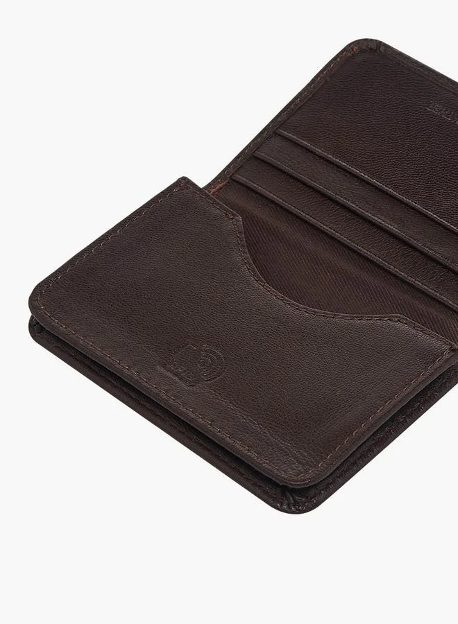DUCHINI Brown Mens Bi-Fold Leather Card Holder for Men | Best Price UAE
