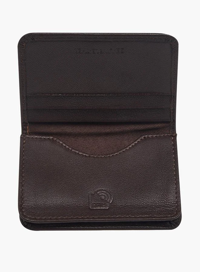 DUCHINI Brown Mens Bi-Fold Leather Card Holder for Men | Best Price UAE