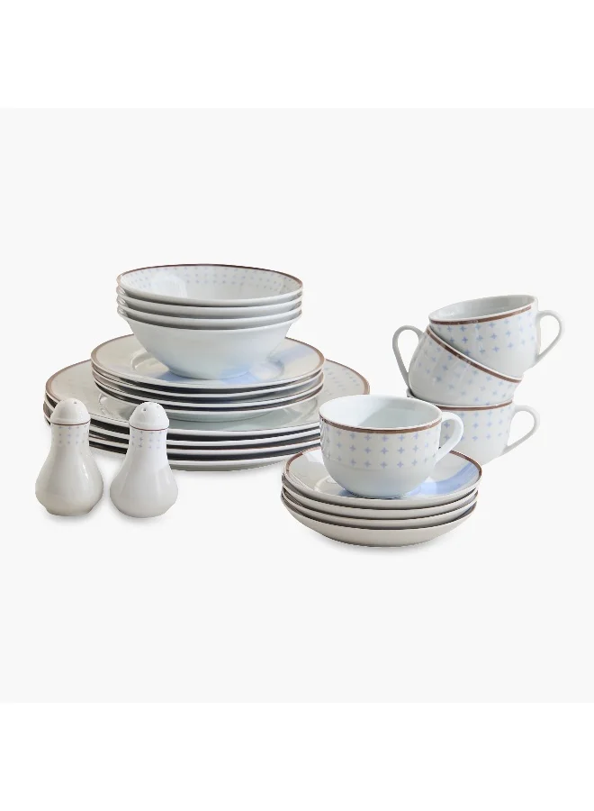 Home Box Manhattan 22-Piece Star Dinner Set - Serves 4