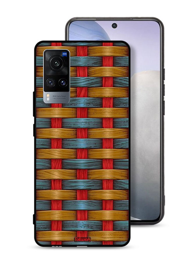 Tolwak Vivo X60t Protective Case Cover Strips Art Pattern - Image 1