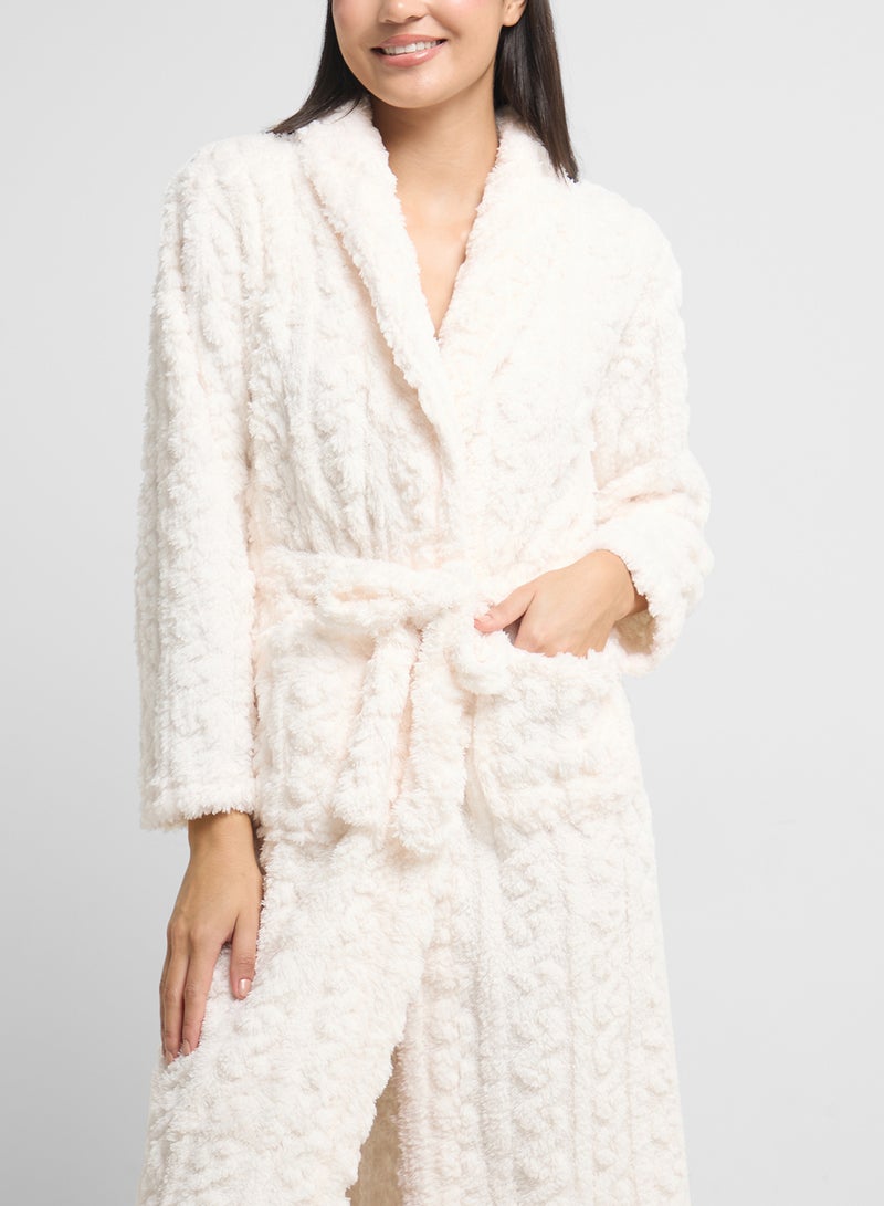 Ginger Plush Terry Bath Robe  - Image 3