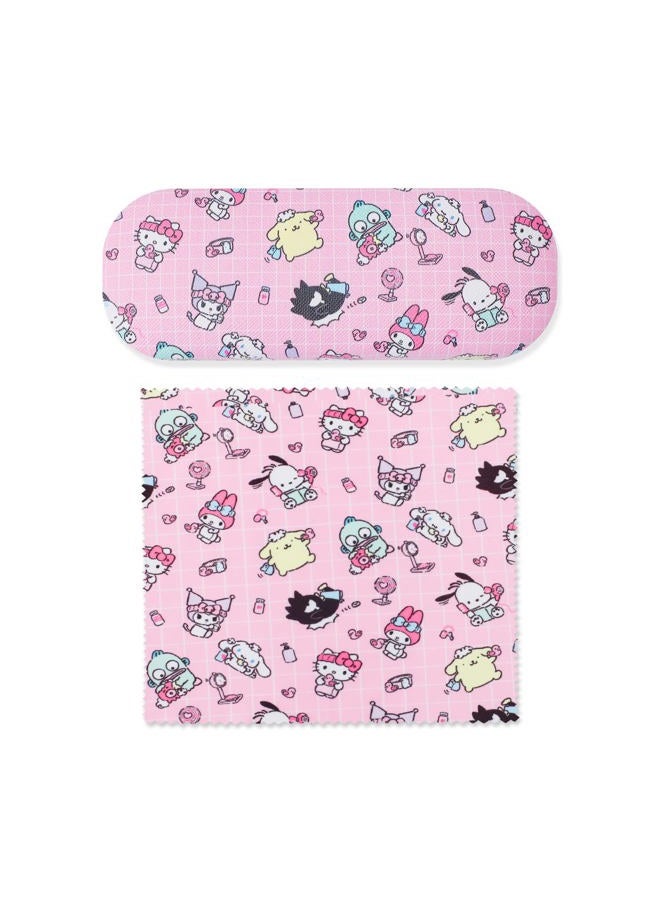 G-Ahora Kawaii Cute Eyeglass Case Hard Shell with Eyeglass Cleaning Cloth Cute Cartoon Eyeglasses Accessories for Girl (YAN-SRO), Sanro, S - Image 1