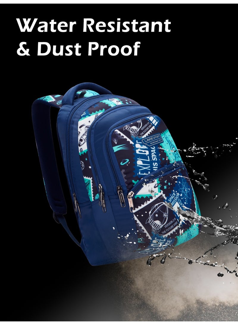 لافي حقيبة ظهر لافي سبورت  لتر بتصميم مركبة فضائية  بوصة كحلي - Image 4