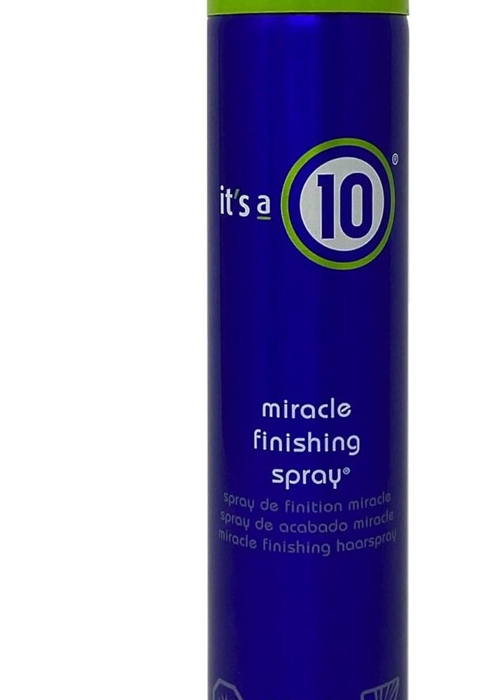It's a 10 Haircare Miracle Finishing Spray, 10 Fl Oz - Flexible Hold, Humidity Resistant, Adds Shine - Image 1