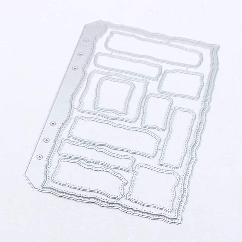KSCRAFT A5 Torn Edges Planner Page Metal Cutting Dies Stencils for DIY ScrapbookingPhoto Album Decorative Embossing DIY Paper Cards