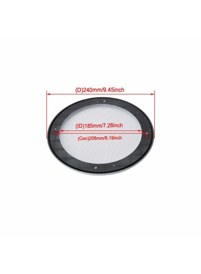 RDEXP 8 Inch White Car Speaker Grille Mesh Cover Circle Guard Speaker Preserve Net Cover DIY Speaker Accessory Part - Image 4
