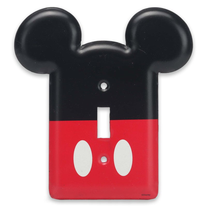 Disney Mickey Mouse Metal Light Switch Plate Mickey Mouse Switch Plate Decoration for Kids Bedroom Play Room or Movie Room