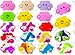 PSDFH 24 Packs Bulk Mini Cloud fidgets Toys for Kids Children Classroom Students Gift Prize from TeacherSky Cloud Animal Birthday Party Favors - Image 2