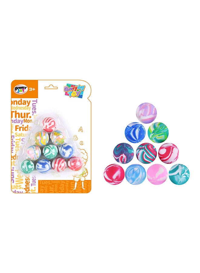 Power Joy, PJ Power Joy Everyday Toy Bouncing Ball, Assorted Colors, Pack of 10 - Image 1