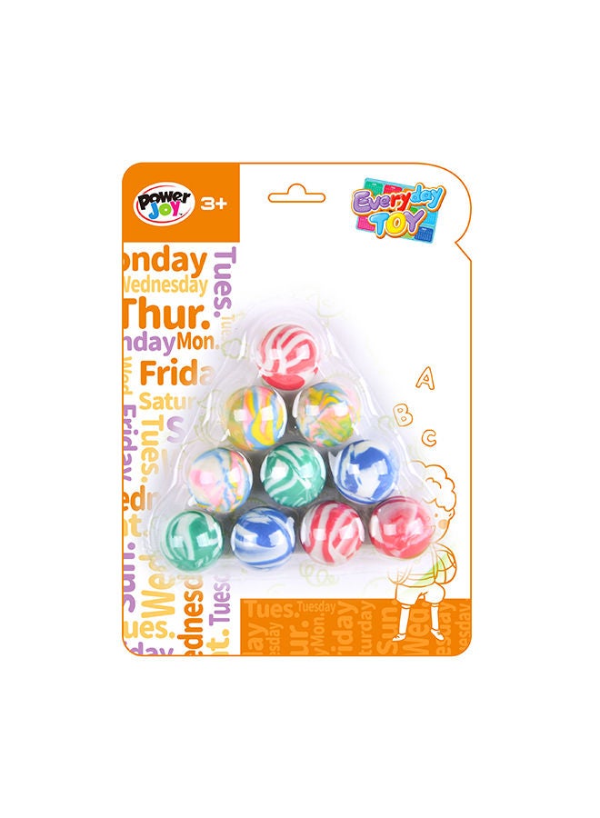 Power Joy, PJ Power Joy Everyday Toy Bouncing Ball, Assorted Colors, Pack of 10 - Image 2