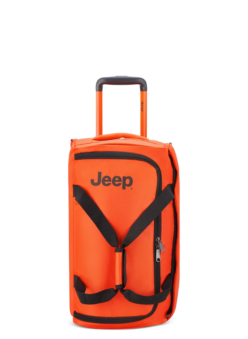 Jeep The Jeep Softcase 2-Wheel Duffle luggage tolley check-in suitcase 55cm Orange, Small