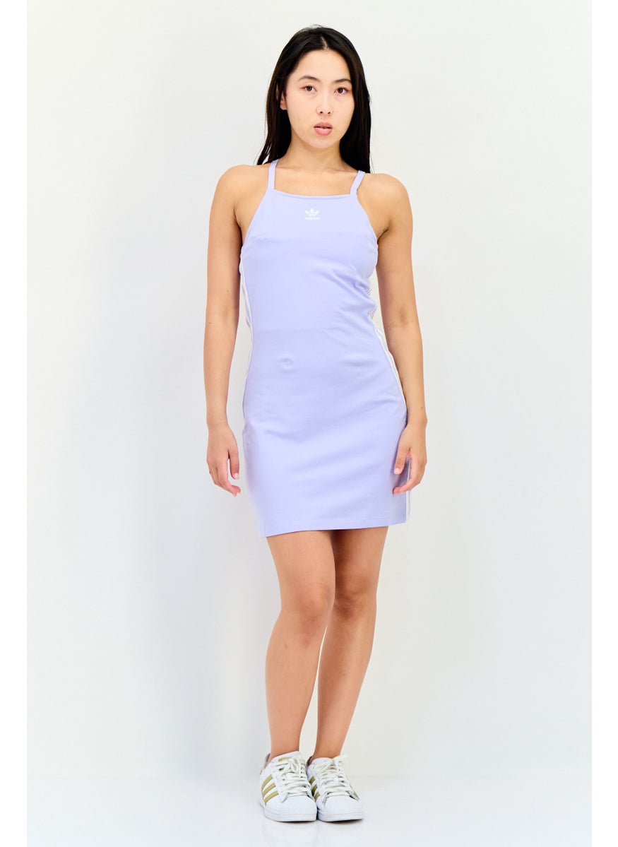 adidas Originals - Women Sportswear Fit Sleeveless Outdoor Dress, Lavender - Image 1