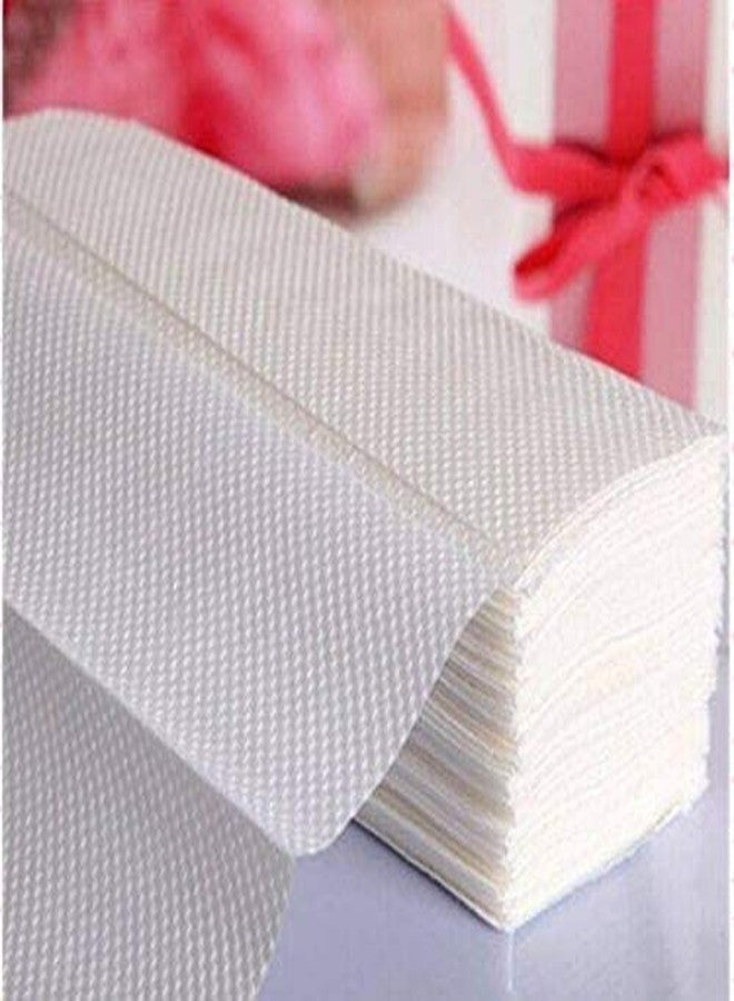 Carepure Multi Fold Hand Towel Tissue Paper Napkin | Fast-Drying Absorbency Pockets | White Paper - 2600 Pieces - (20 PACKET) - Image 2