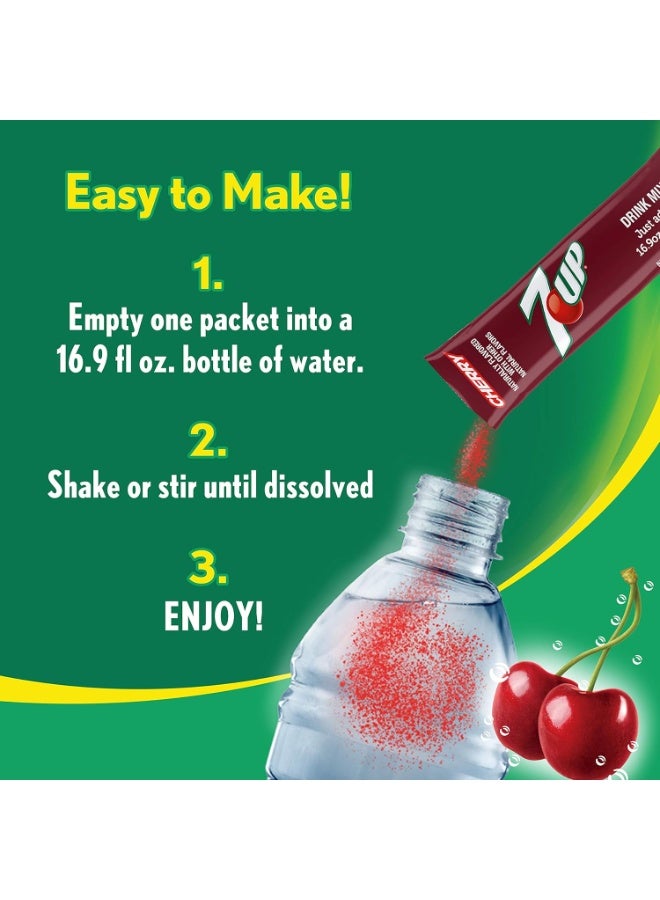 7UP Powder Drink Mix Sugar Free Cherry (6 sticks) - Image 3