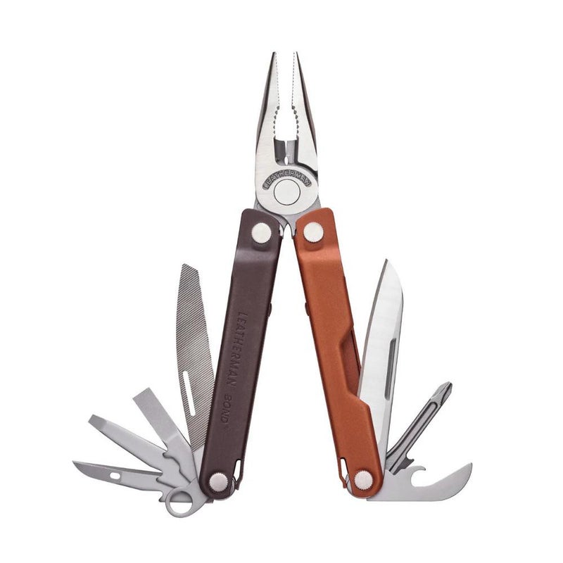 Leatherman Bond Burnt Sienna Box - Nylon Sheath - Image 1