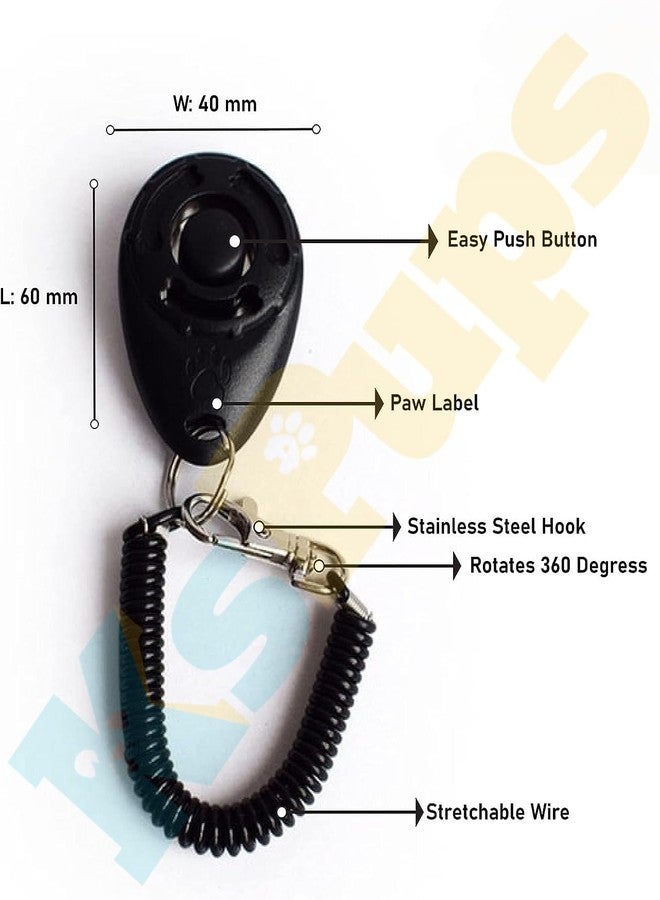RoverPets RovePets Pets Training Ultrasonic Silent Whistle with Strap & Clicker, Adjustable Frequency for Effective Obedience and Behaviour Training Tool for Dogs & Birds - Image 4