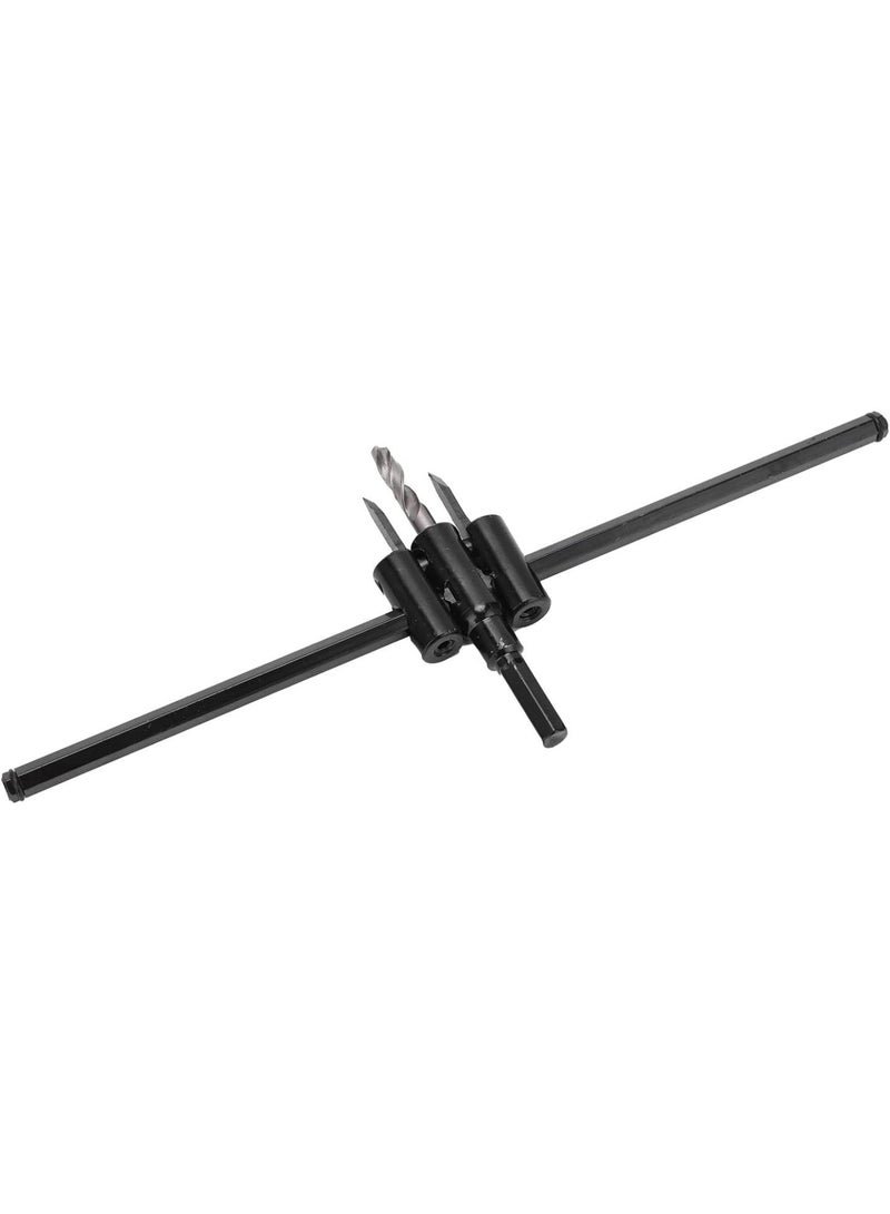 GGOOT Circle Hole Saw Cutter  Aircraft Type Hole Opener Adjustable Circle Saw Cutter Drill Bit for Woodworking, 30-300mm. Hardware Tool for Woodworking. - Image 5