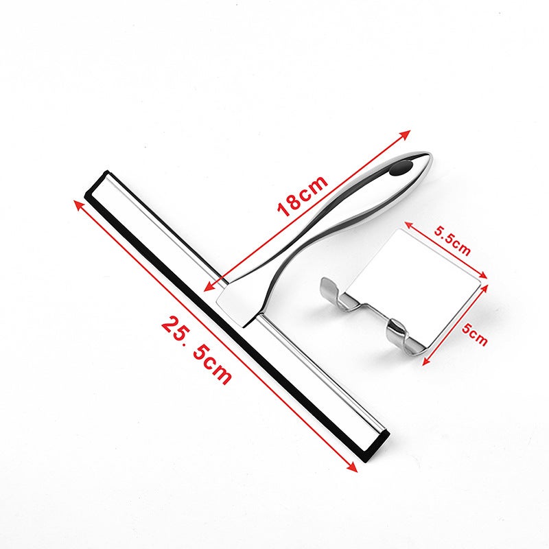 Manual Bathroom Wiper Zinc Alloy Window Scraper Glass Cleaner Glass Scraper Stainless Steel Wiper Glass - Image 1