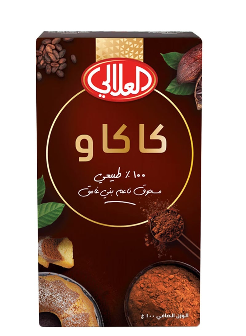 كاكاو مسحوق ناعم بني غامق 100 جرام